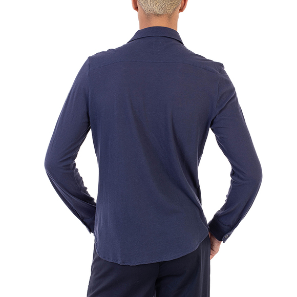 Eleventy Shirt Men size S Dark Blue - Picture 4 of 5